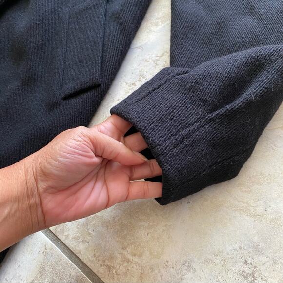 Banana Republic Women’s Black Peacoat Wool Blend size XS - Picture 5 of 7